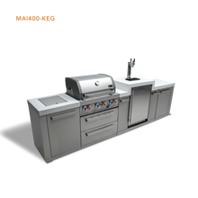 Load image into Gallery viewer, Mont Alpi 4-Burner Original Series Island w/Kegerator