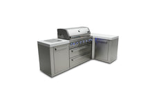 Load image into Gallery viewer, MONT ALPI 6-BURNER ISLAND WITH A 90-DEGREE CORNER-MAi805-90