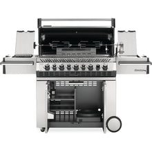 Load image into Gallery viewer, Napoleon Prestige PRO 665 Propane Gas Grill with Infrared Rear Burner and Infrared Side Burner and Rotisserie Kit