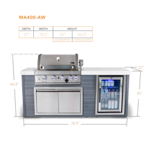 Load image into Gallery viewer, Mont Alpi 4-Burner Artwood Island