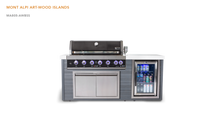 Load image into Gallery viewer, Mont Alpi 6-Burner Artwood Island in Stainless Steel