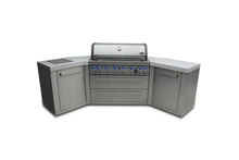 Load image into Gallery viewer, MONT ALPI 6-BURNER ISLAND WITH 45-DEGREE CORNERS-MAi805-45
