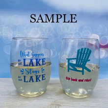 Load image into Gallery viewer, Wine-Oh! - TEARS OF MY PICKLEBALL OPPONENTS Shatterproof Wine Glasses