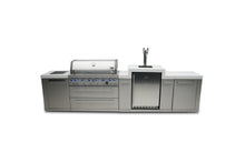 Load image into Gallery viewer, MONT ALPI 6-BURNER ISLAND WITH A KEGERATOR-MAi805-KEG