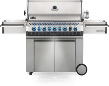 Load image into Gallery viewer, Napoleon Prestige PRO 665 Propane Gas Grill with Infrared Rear Burner and Infrared Side Burner and Rotisserie Kit