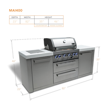 Load image into Gallery viewer, Mont Alpi 4-Burner Original Series Island
