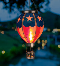 Load image into Gallery viewer, Hot Air Balloon Solar Lantern SM - Americana
