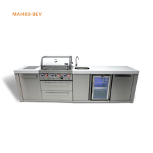 Load image into Gallery viewer, Mont Alpi 4-Burner Orig. Series Island w/Beverage Center
