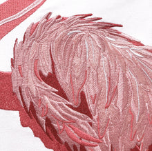 Load image into Gallery viewer, Rightside Design - Flamingo Fancy Embroidered Indoor/outdoor Pillow
