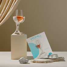 Load image into Gallery viewer, VoChill - Stemmed Wine Chiller - Stone
