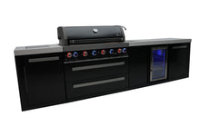 Load image into Gallery viewer, MONT ALPI 805 BLACK STAINLESS STEEL ISLAND WITH A BEVERAGE CENTER-MAi805-BSSBEV
