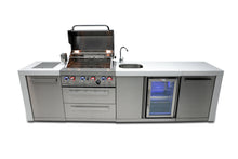Load image into Gallery viewer, MONT ALPI 4-BURNER DELUXE ISLAND WITH A BEVERAGE CENTER-MAi400-DBEV
