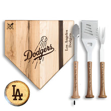 Load image into Gallery viewer, 4-Piece Silver Slugger Baseball BBQ Tools
