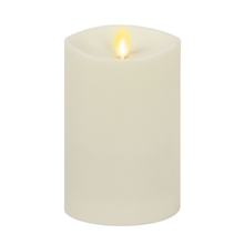Load image into Gallery viewer, Pearl Ivory Outdoor Flameless Candle Pillar - Melted Top -
