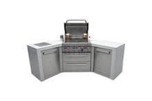 Load image into Gallery viewer, MONT ALPI 4-BURNER DELUXE ISLAND WITH 45-DEGREE CORNERS-MAi400-D45
