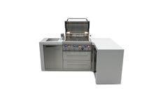 Load image into Gallery viewer, MONT ALPI 4-BURNER DELUXE ISLAND WITH A 90-DEGREE CORNER-MAi400-D90
