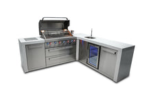 Load image into Gallery viewer, Mont Alpi 805 Deluxe Island with a 90 Degree Corner and Beverage Center-MAi805-D90BEV
