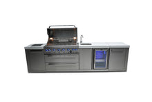 Load image into Gallery viewer, MONT ALPI 6-BURNER ISLAND WITH A BEVERAGE CENTER-MAi805-BEV
