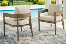 Load image into Gallery viewer, Set of 2 Dining Arm Chair with Cushions
