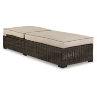 Load image into Gallery viewer, Coastline Bay Outdoor Chaise Lounge with Cushion
