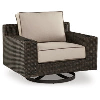 Load image into Gallery viewer, Coastline Bay Outdoor Swivel Lounge with Cushion
