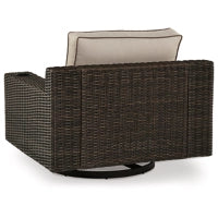 Load image into Gallery viewer, Coastline Bay Outdoor Swivel Lounge with Cushion
