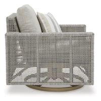 Load image into Gallery viewer, Seton Creek Outdoor Swivel Lounge with Cushion
