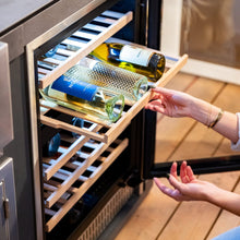 Load image into Gallery viewer, Summerset 24" 5.3 Cu. Deluxe Outdoor Wine Cooler - Dual Zone
