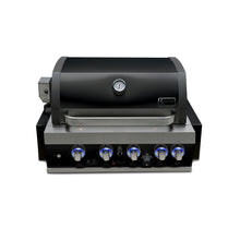 Load image into Gallery viewer, MONT ALPI 32" BLACK STAINLESS STEEL BUILT-IN GRILL-MABi400-BSS

