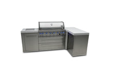 Load image into Gallery viewer, MONT ALPI 6-BURNER ISLAND WITH A 90-DEGREE CORNER-MAi805-90
