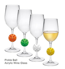 Load image into Gallery viewer, LeadingWare- 12 oz -Pickleball Stem Wine Glass
