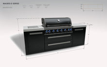 Load image into Gallery viewer, MONT ALPI 805 BLACK STAINLESS STEEL ISLAND-MAi805-BSS
