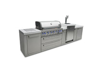 Load image into Gallery viewer, MONT ALPI 6-BURNER ISLAND WITH A KEGERATOR-MAi805-KEG
