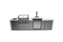 Load image into Gallery viewer, MONT ALPI 4-BURNER DELUXE ISLAND WITH A KEGERATOR-MAi400-DKEG
