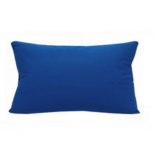 Load image into Gallery viewer, Rightside Design-Embroidered Blue Monstera Indoor/outdoor Pillow
