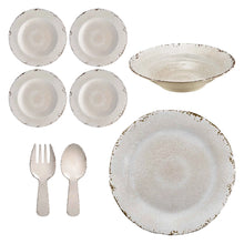 Load image into Gallery viewer, Cream Crackle Melamine

