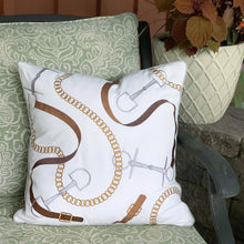 Load image into Gallery viewer, Rightside Design-Bits and Leather - Indoor/outdoor Pillow
