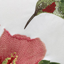 Load image into Gallery viewer, Rightside Design-Hummingbird &amp; Hibiscus Indoor/Outdoor Pillow
