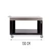 Load image into Gallery viewer, Alfa Outdoor Oven Cart/Prep Station
